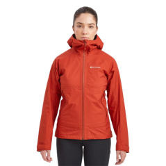 Montane W Spirit saffron red windjack