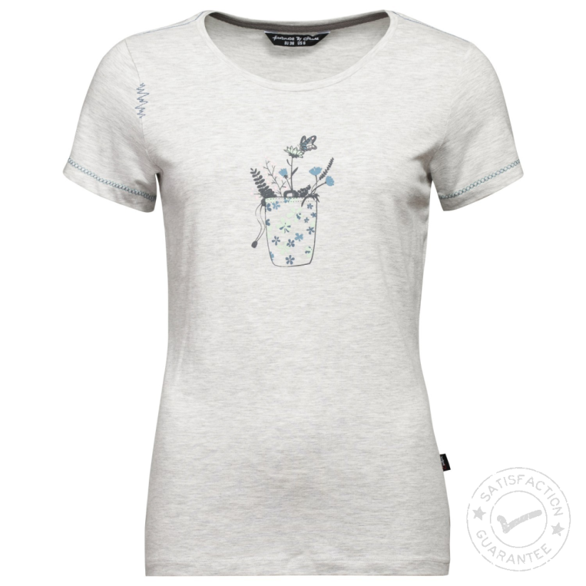 CHILLAZ Saile Flower W grau melange - T-shirt