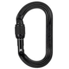 PETZL Oxan Screw-Lock black - Schroefkarabiner