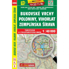 Mapa SHOCart: Bukovské vrchy, Poloniny, Vihorlat 1:40 000