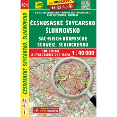 Mapa SHOCart: Českosaské Švýcarsko, Šluknovsko 1:40 000