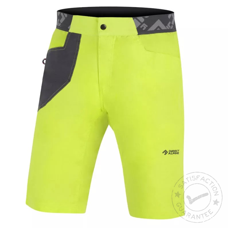DIRECT ALPINE Campus Short 1.0 lime/anthracite