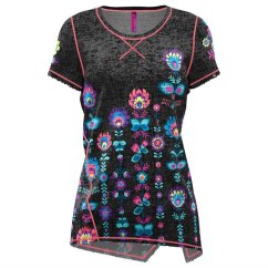 CRAZY T-Shirt Aloha Mountain Flower