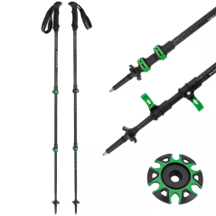 CAMP BackCountry 3.0 black/green - Bastoncini