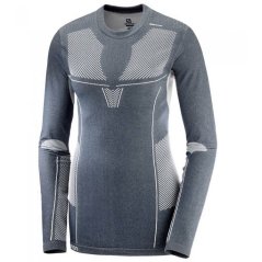 SALOMON Primo Warm Seamless Tee W Night Sky