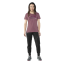 DYNAFIT Graphic Co W S/S Tee dark rose - T-shirt