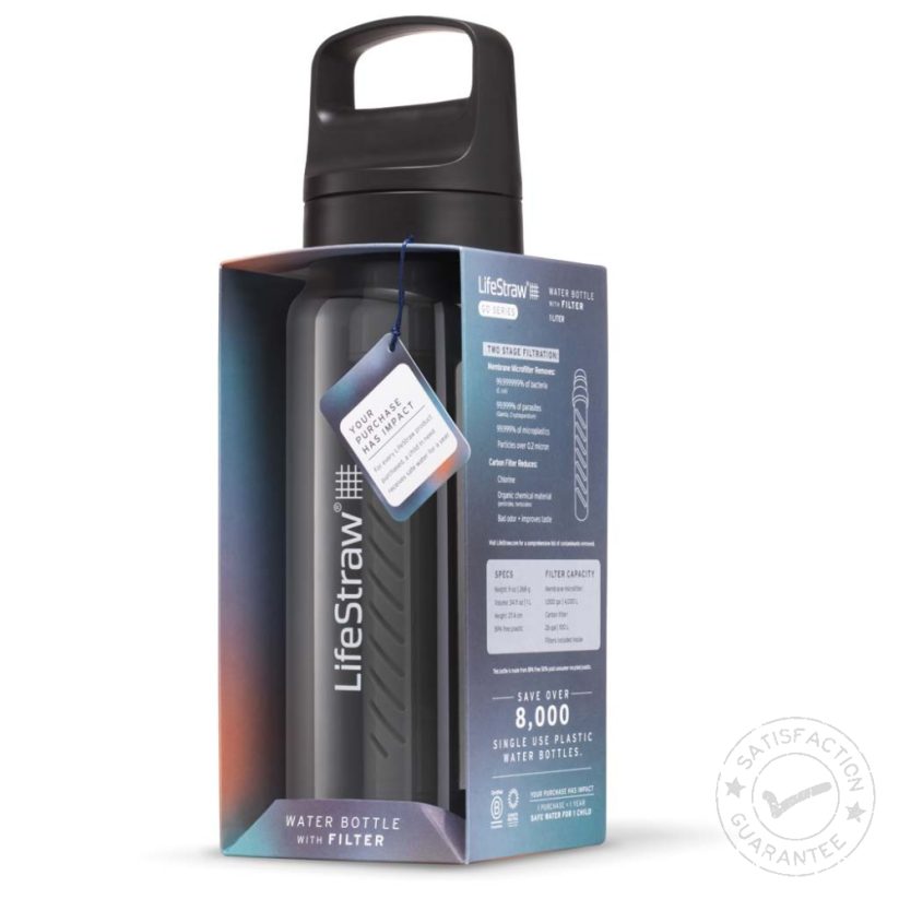 fľaša s filtrom LifeStraw GO 2.0/1L Nordic Noir