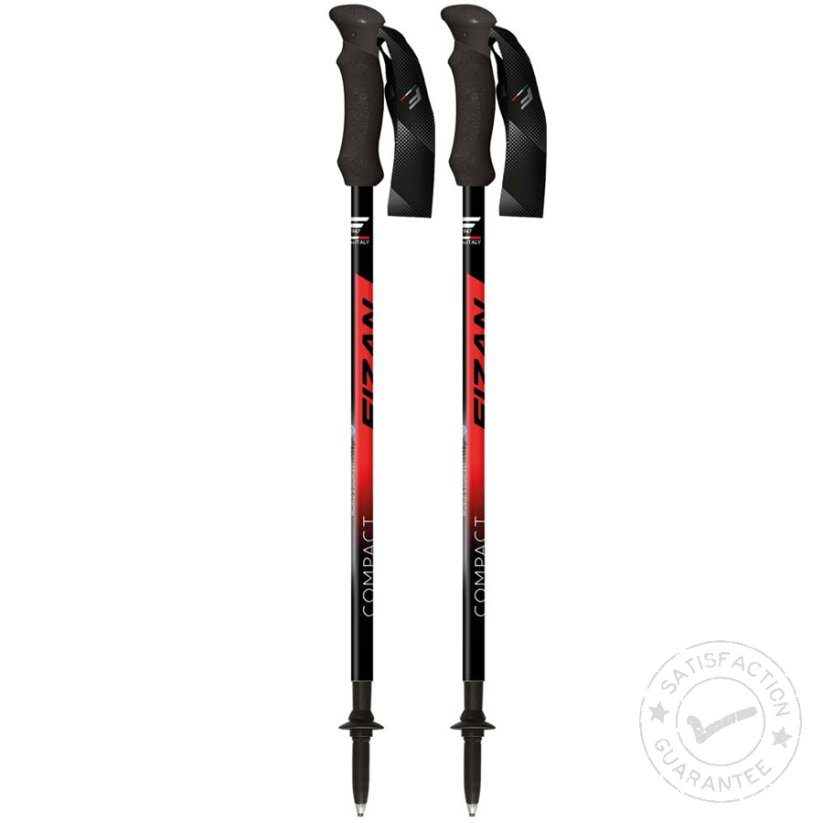 Štapovi za planinarenje FIZAN Compact black/red