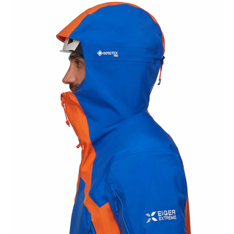 bunda MAMMUT Eiger Nordwand Pro HS Hooded orange - Veľkosť: XL
