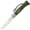 Opinel VRI N°08 Inox Khaki - Coltello da tasca