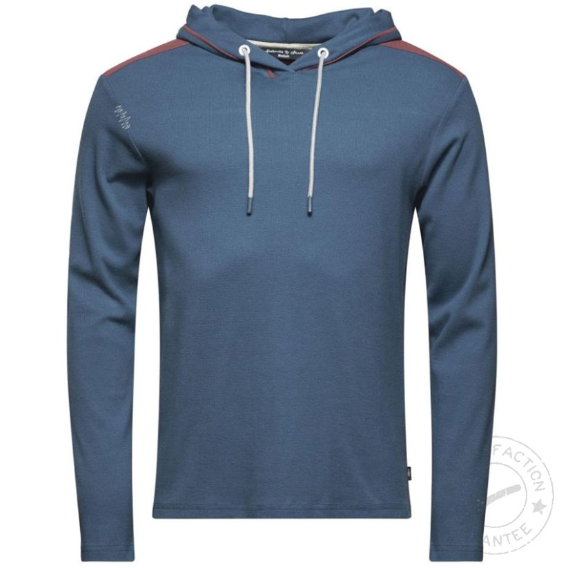 CHILLAZ Tessin 2.0 Longsleeve dark blue/dark red - kapucnis pulóver
