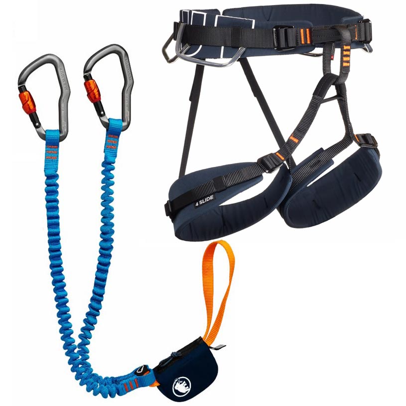 MAMMUT 4 Slide Classic Via Ferrata Pack marine | XtremGear.jp