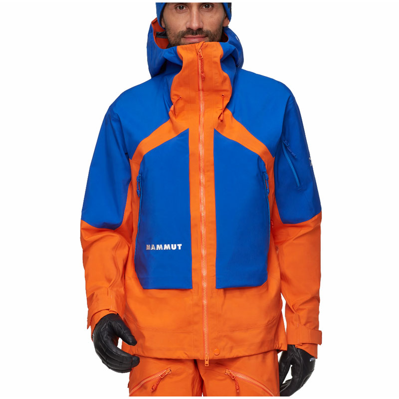bunda MAMMUT Eiger Nordwand Pro HS Hooded orange - Veľkosť: XL