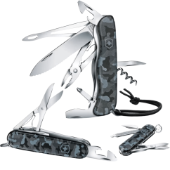 Victorinox Huntsman navy camouflage - Messer