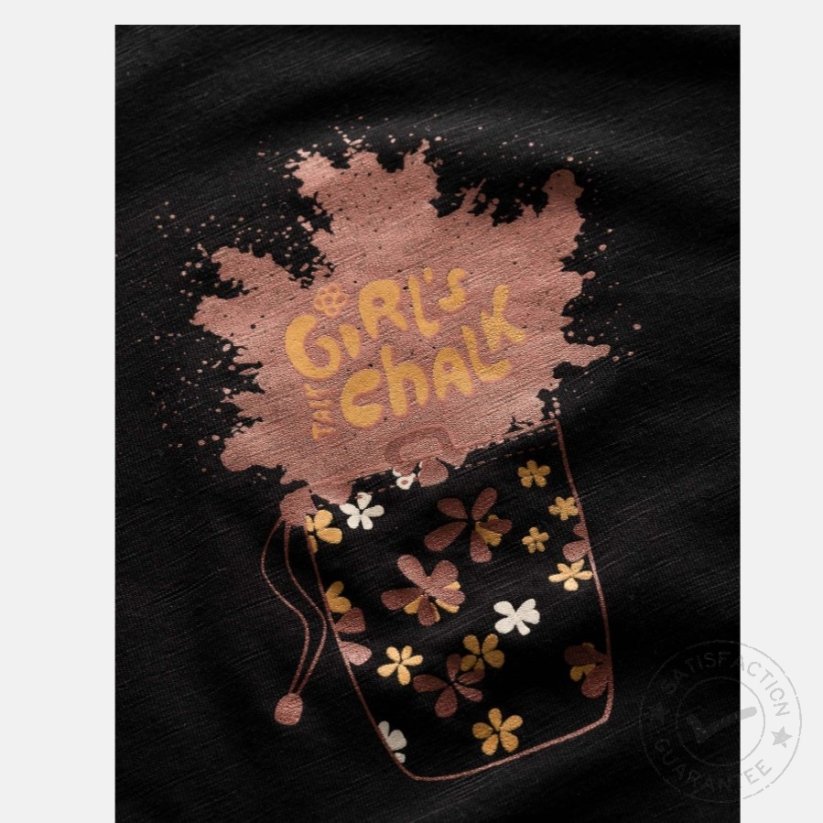 CHILLAZ Gandia Girls Talk Chalk black - T-shirt