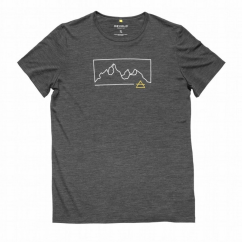 DEVOLD Active Outline Tee Man anthracite - T- shirt