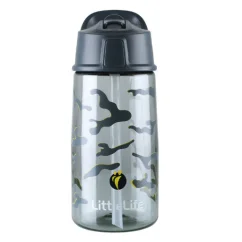 fľaša na vodu LittleLife Flip-Top Bottle camo