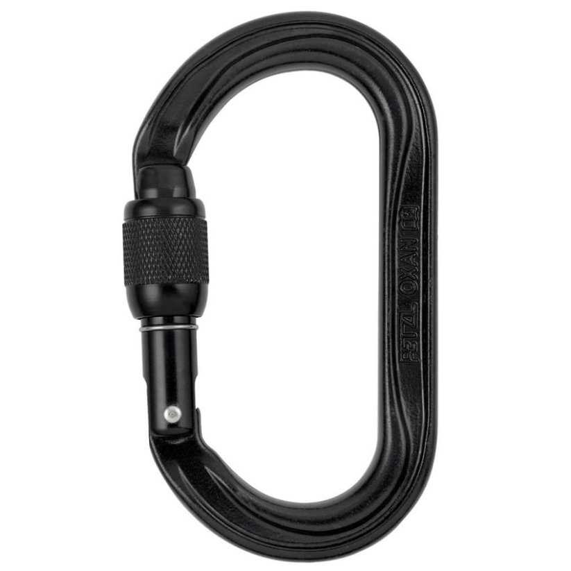 Moschettone PETZL Oxan Screw-Lock 2-Pack negro