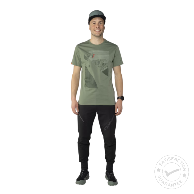 DYNAFIT X Simon Charrière Tee Man sage - T-shirt