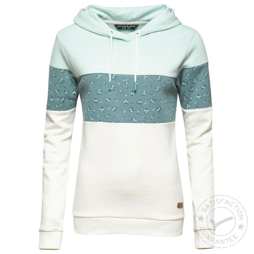 CHILLAZ Walchsee Hoody Women aqua/green/white - kapucnis pulóver