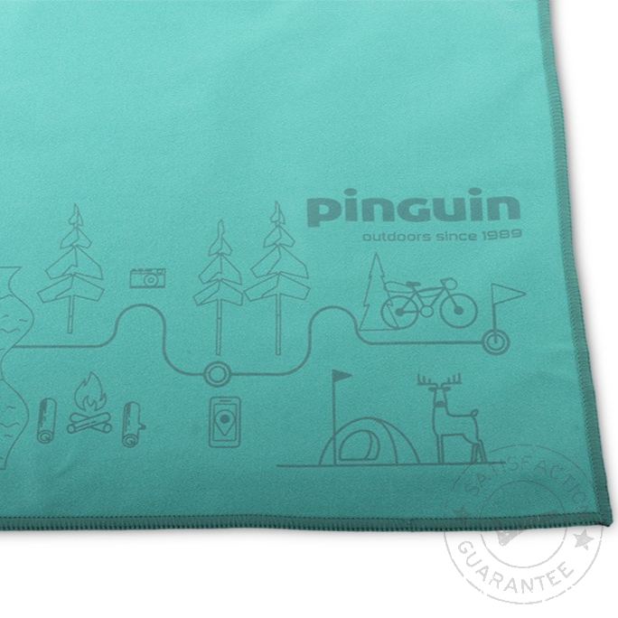 PINGUIN Micro Towel L petrol green