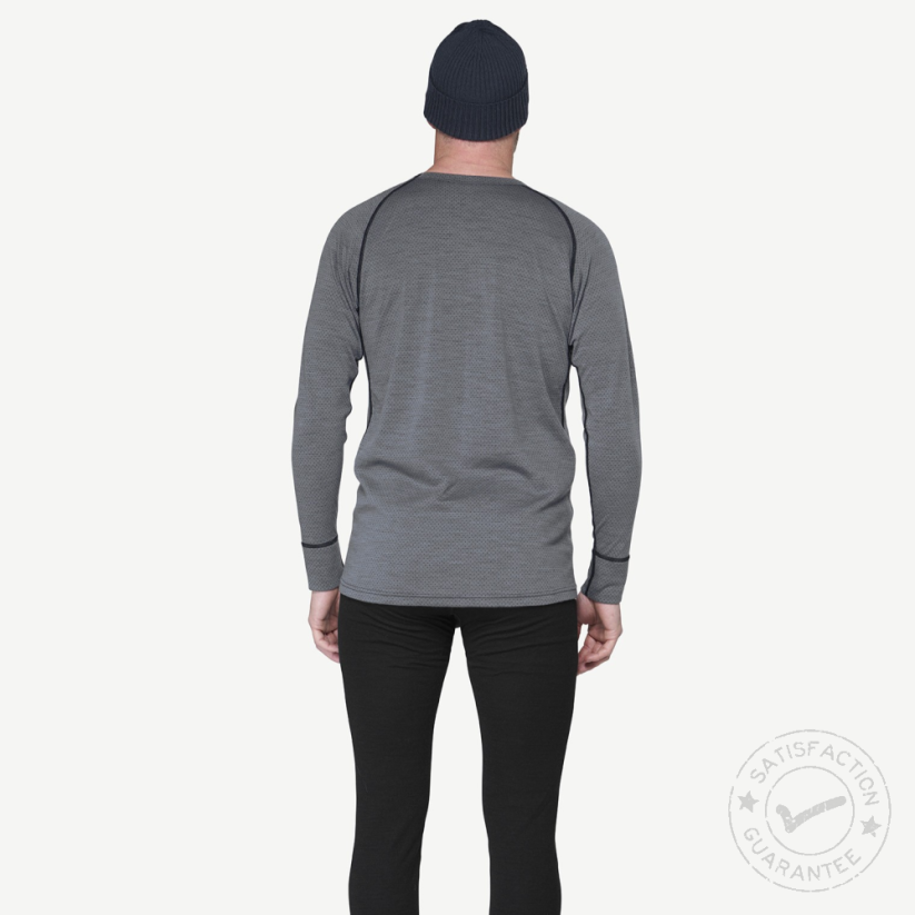 Bluză de corp DEVOLD Duo Active Merino 205 Shirt Man castlerock - Mărimea: L