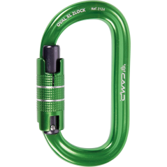 CAMP Oval XL 2Lock green karabiner