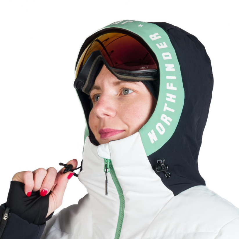 bunda NORTHFINDER Nanette light green - Veľkosť: M