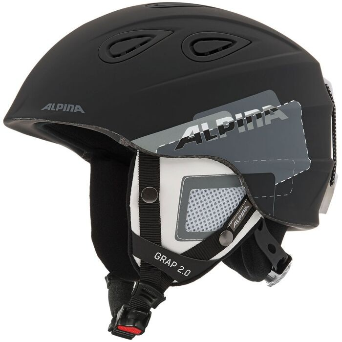 Lyžiarska prilba Alpina GRAP 2.0 (61-64) black-grey matt