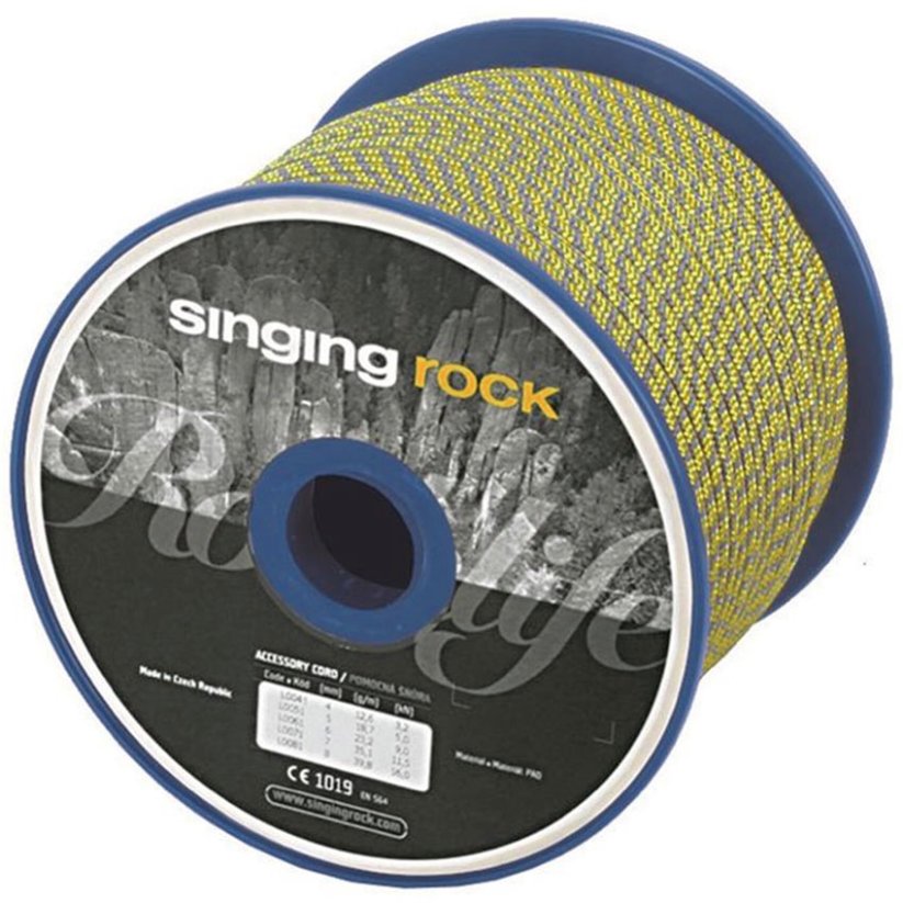 SINGING ROCK Accessory Cord 6mm yellow