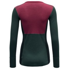 DEVOLD Lauparen Merino 190 Shirt Woman beetroot/woods/ink