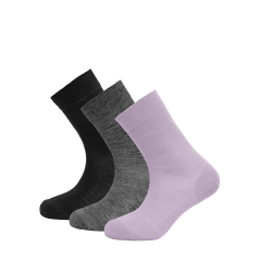 DEVOLD Daily Light Women Socks 3-Pack orchid mix