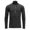 DEVOLD Running Merino Cover Zip neck man caviar