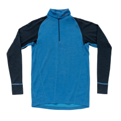 DEVOLD Duo Active Merino 205 Zip Neck blue/ink