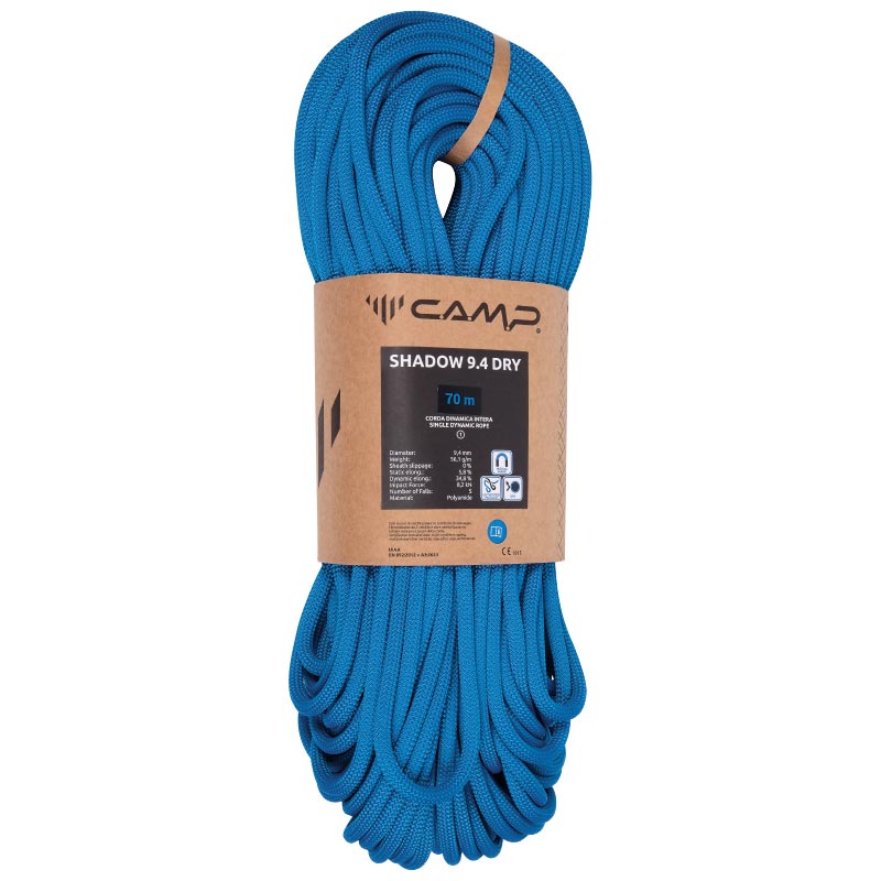 Динамично въже CAMP Shadow 9.4 Dry 50m blue
