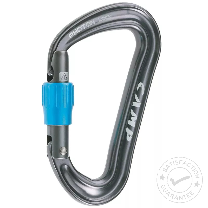 CAMP Photon Lock gun metal - schroefkarabiner