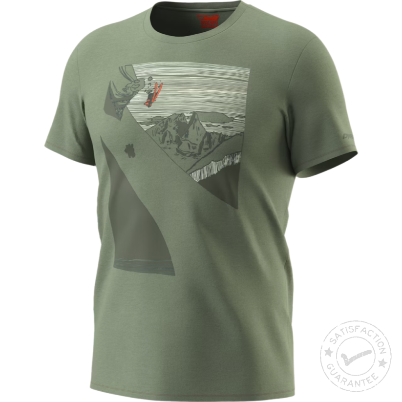 DYNAFIT X Simon Charrière Tee Man sage - T-shirt