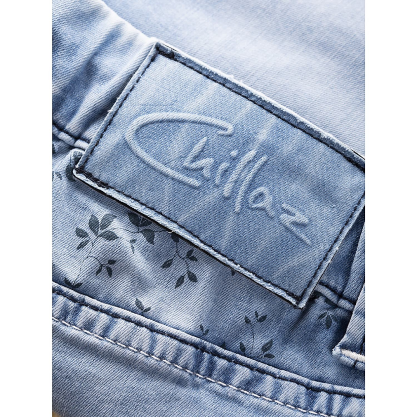 CHILLAZ Summer Splash W light denim - Short