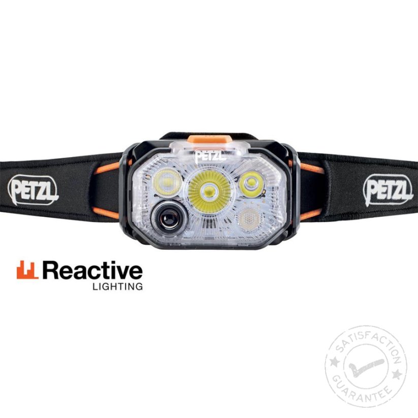 Челник PETZL Swift RL 1200lm black/orange