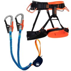 MAMMUT 4 Slide Via Ferrata Pack vibrant orange
