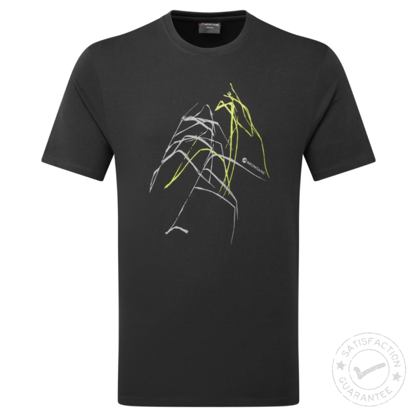 Montane Abstract Mountain T-Shirt midnight grey - T-shirt