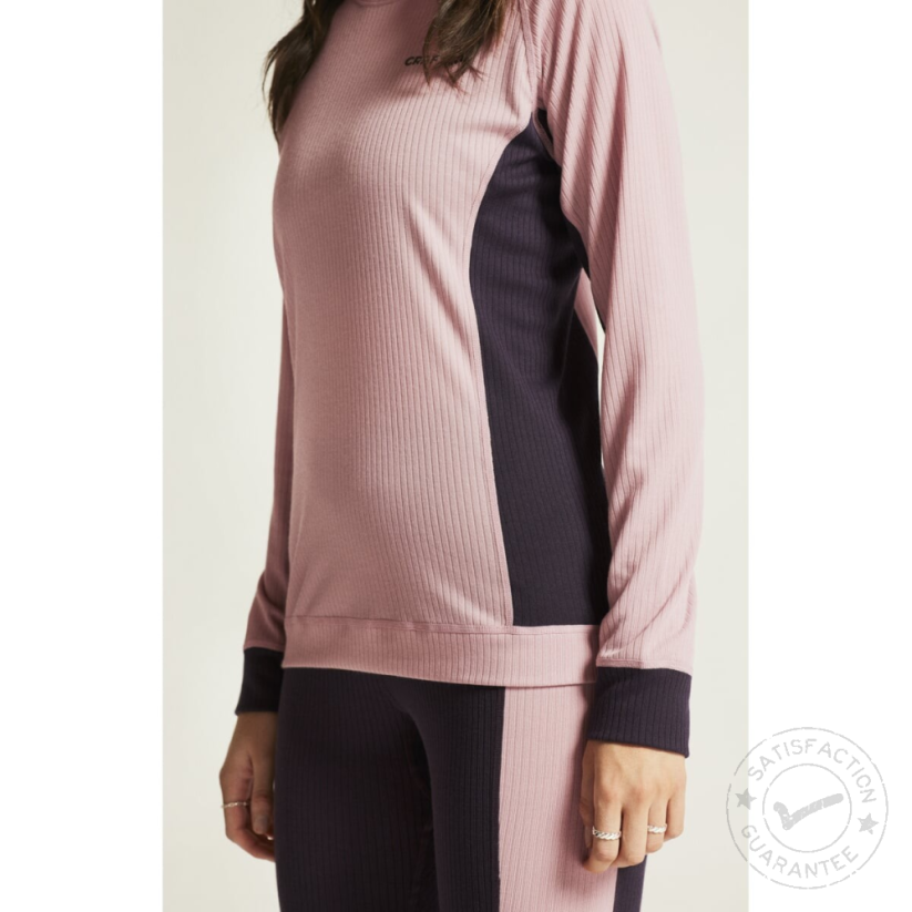 CRAFT Core Dry Baselayer Set W charm/plum - Lenjerie termică - Mărimea: M