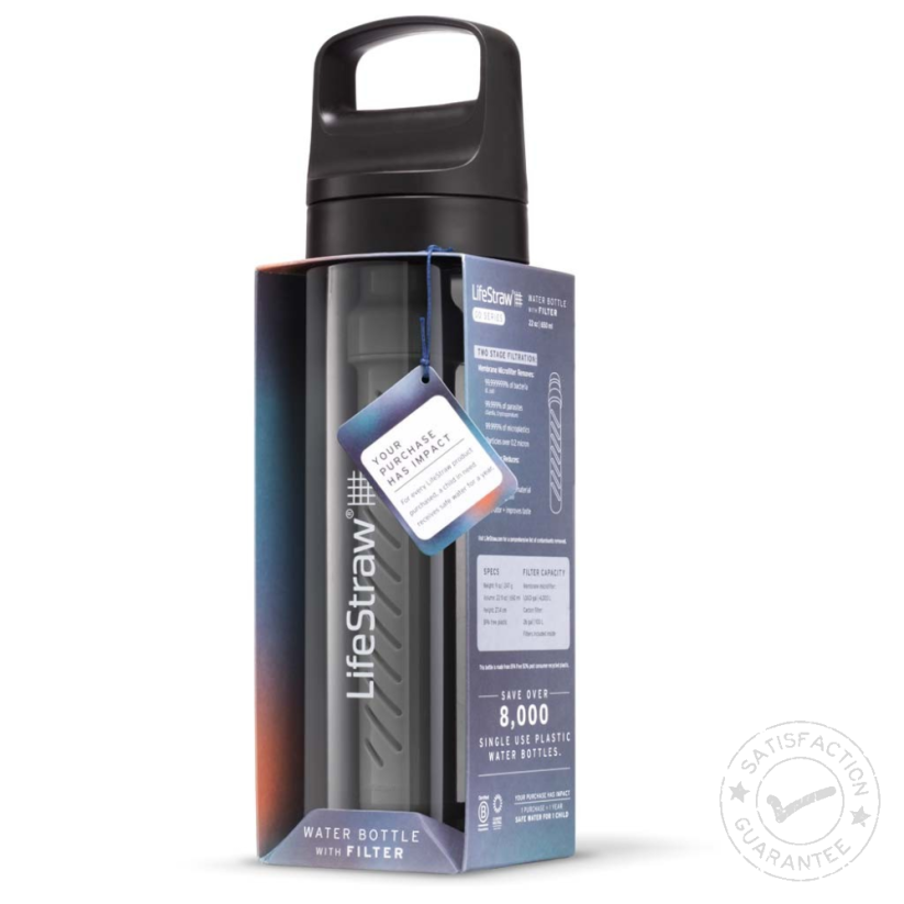 fľaša s filtrom LifeStraw GO 2.0/0.65 L Nordic Noir