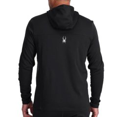 SPYDER Mens Charger Hoodie black - Baselayer