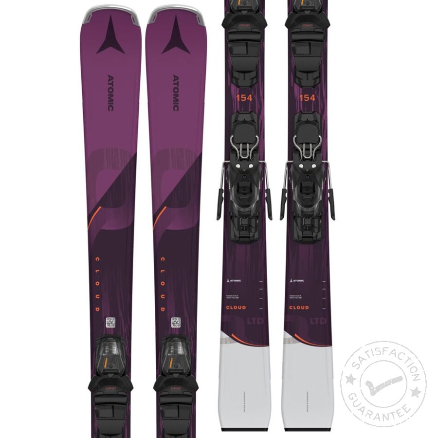 Skis ATOMIC Cloud Q LTD LT Berry 154cm + Atomic M10 GW