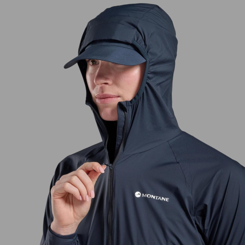 bunda Montane Featherlite Hoodie W eclipse blue - Veľkosť: L