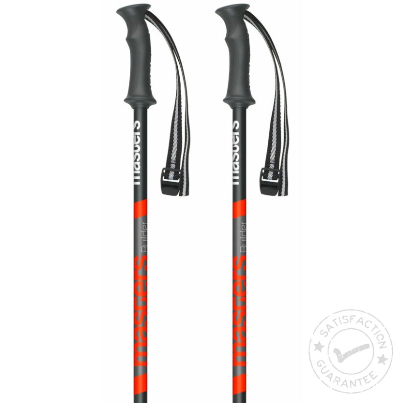 MASTERS Builder black-red 125cm - Skistokken