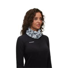 MAMMUT Neck Gaiter Climbing Scene white-black