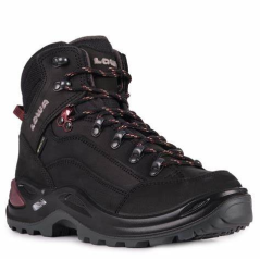 LOWA Renegade GTX Mid Ws black/prune - Calzado
