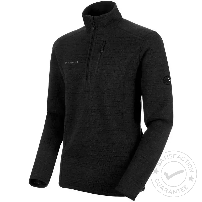 MAMMUT Arctic Midlayer Half Zip Pull Men black - Fleecetrui